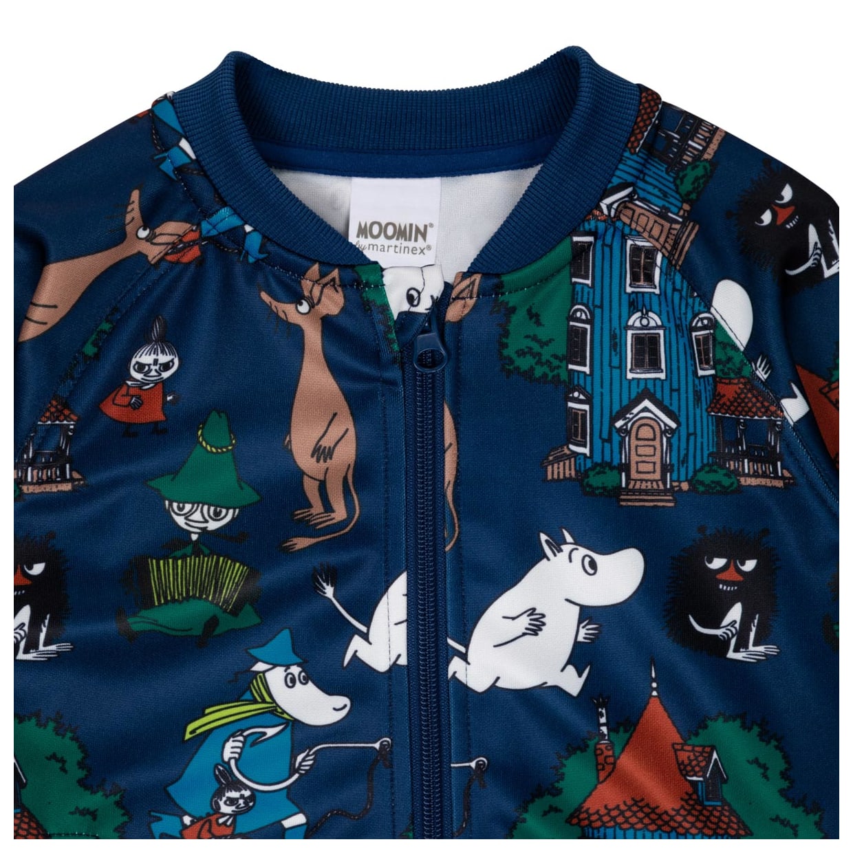 Moomin Fuss Track Jacket Blue | Martinex